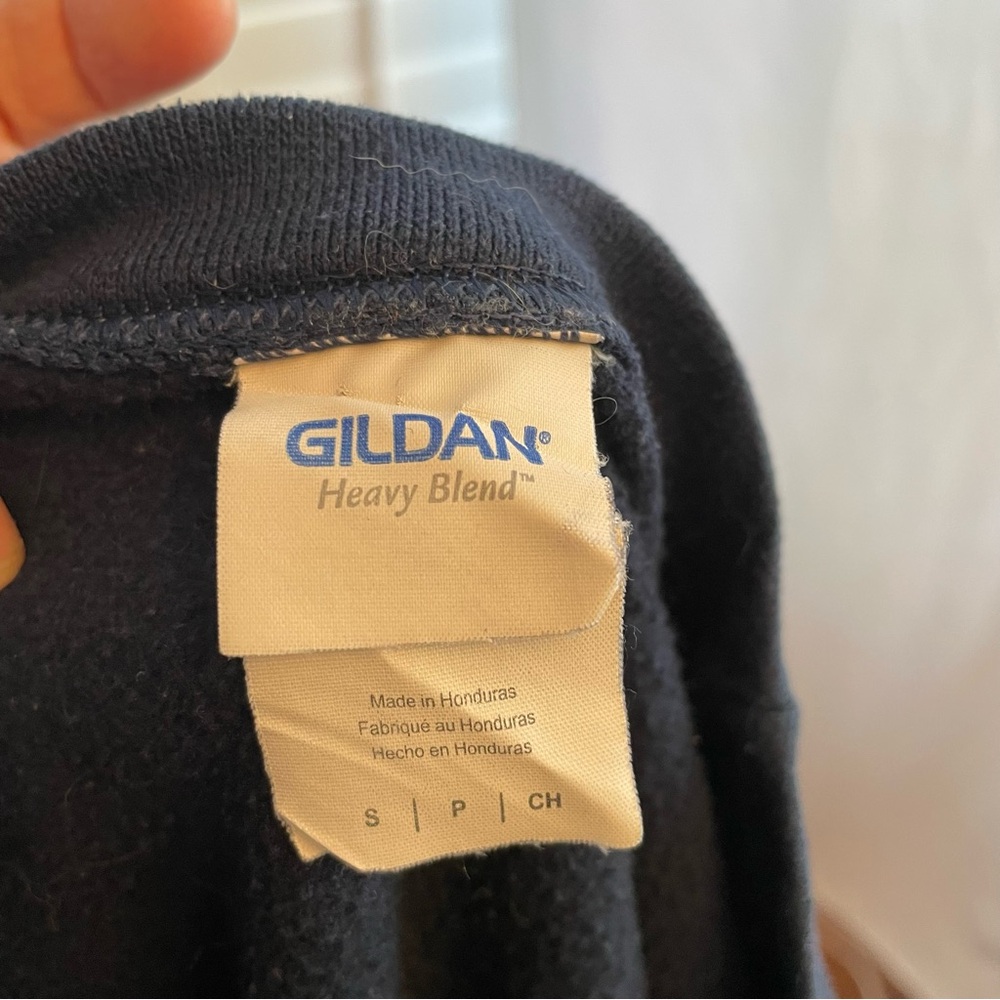 Gildan Heavy Blend Navy Sweatshirt - Picture 3 of 4